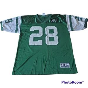 Vintage Starter New York Jets CURTIS MARTIN No. 28 Jersey, Size 52/XL